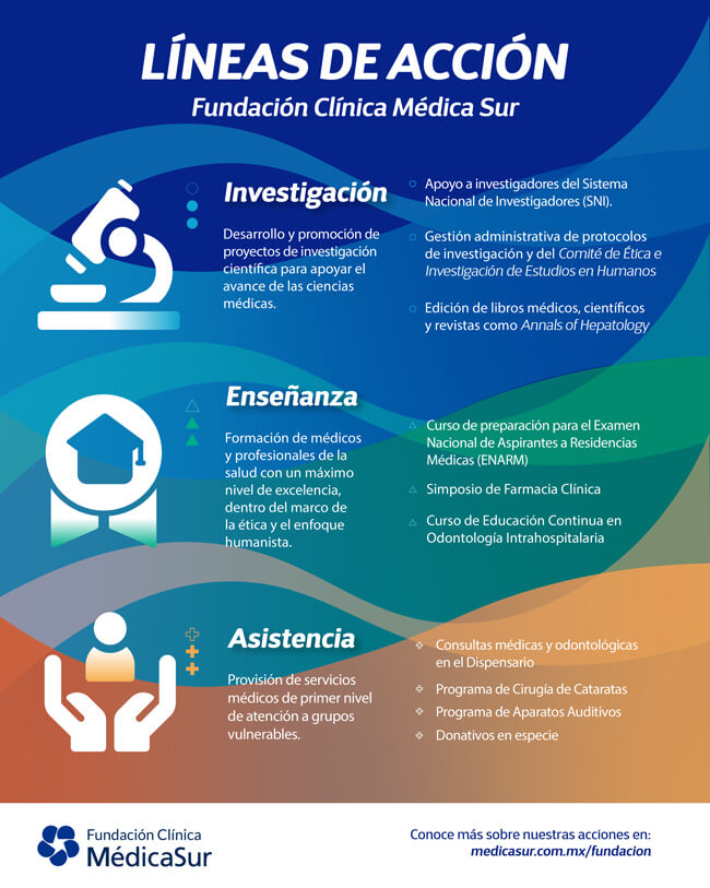 L�neas de acci�n Fundaci�n Cl�nica M�dica Sur