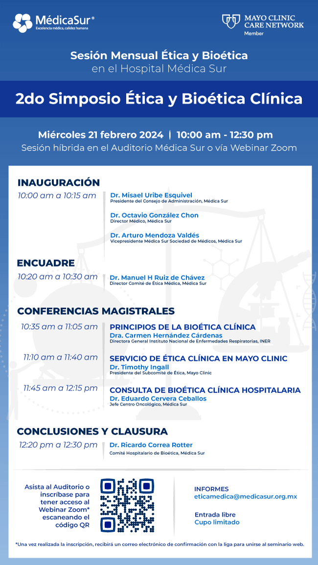 Sesi�n Mensual: �tica y Bio�tica