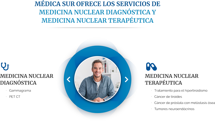 El Departamento de Medicina Nuclear e Imagen Molecular de M�dica Sur ofrece servicios diagn�sticos y terap�uticos